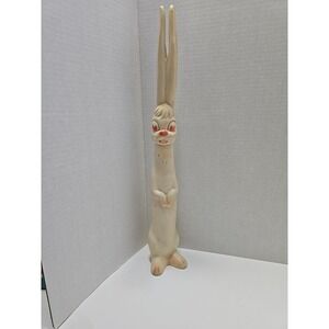 Bonnytex Vintage 1961 Bunny Rabbit squeeze rubber toy figure 17.5" RARE